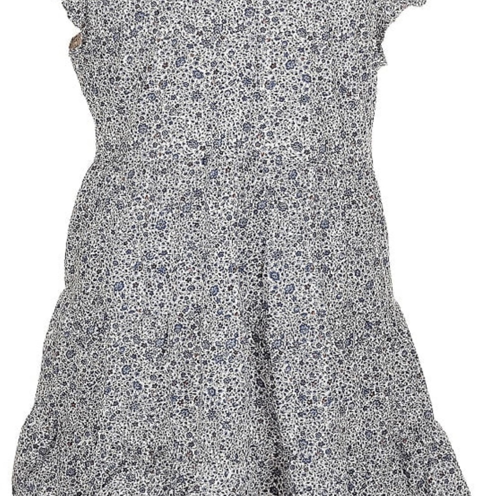 Lane Bryant Blue and White Floral Dress - Picture 3 of 9